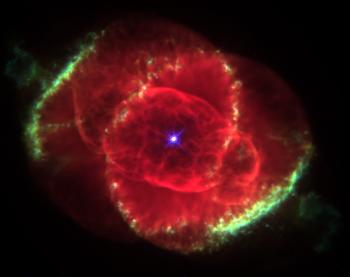 Planetary Nebula NGC 6543 Gaseous Cocoon Around a Dying Star